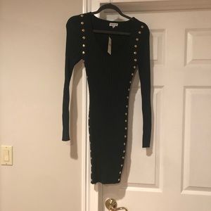 BRAND NEW NEVER WORN Emerald green tight dress